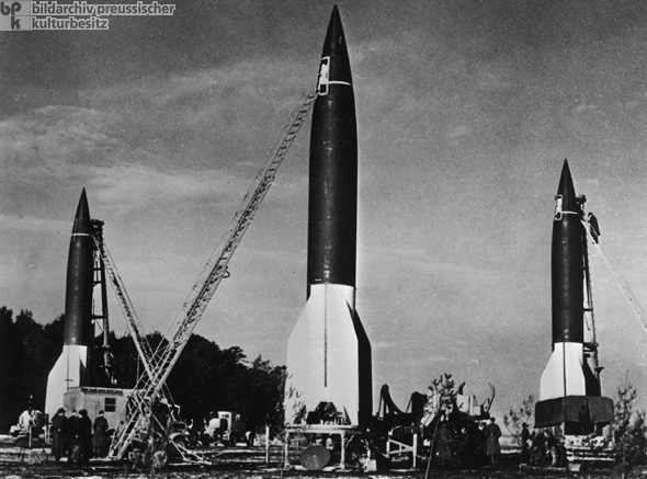 Preparations for a Salvo Launch of V-2 Rockets in the So-Called Heidelager near Blizna (Poland) (1944)